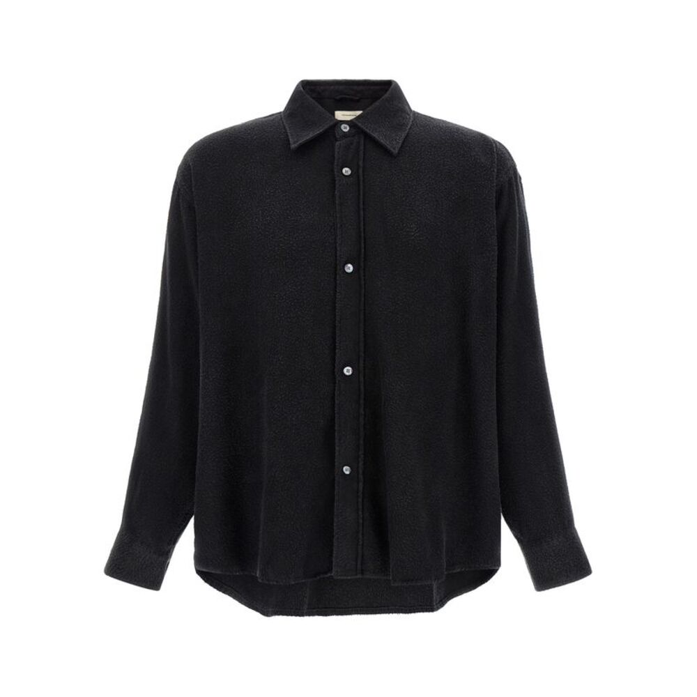 MFPEN Black Lyocell Men's Blouse
